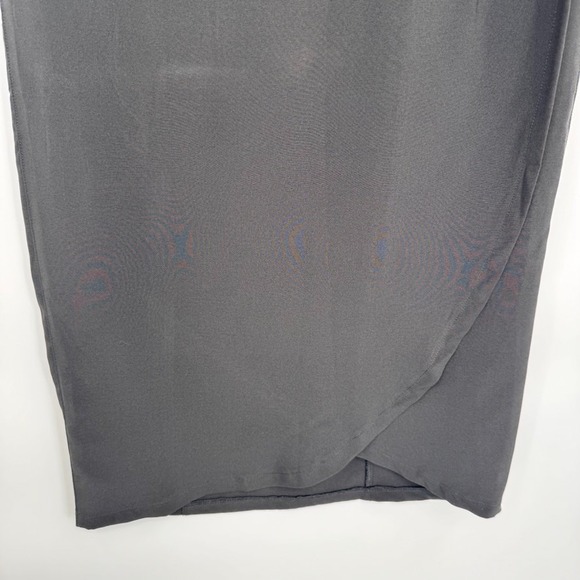 Ripskirt Hawaii Midi Skirt Womens XS Black Polyester Pleated - Picture 3 of 12